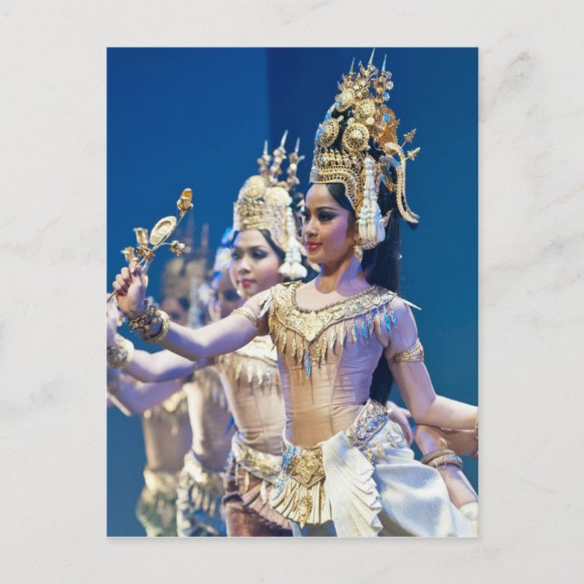 Asian Dancers Postcard (Front)