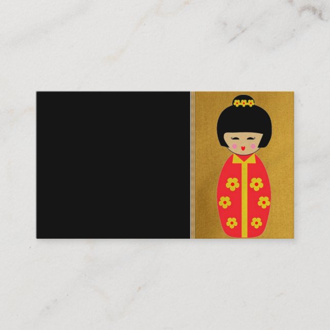 Asian Dolls Business Card (Front)