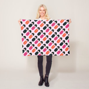 Asian Dolls Fleece Blanket