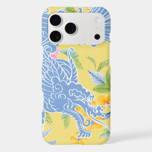 Asian Dragon - Blue on Pastel