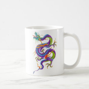 asian dragon mug