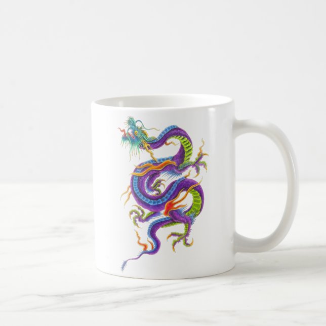 asian dragon mug (Right)