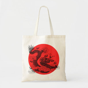 Asian Dragon Tote Bag