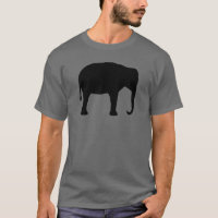 Asian Elephant Silhouette