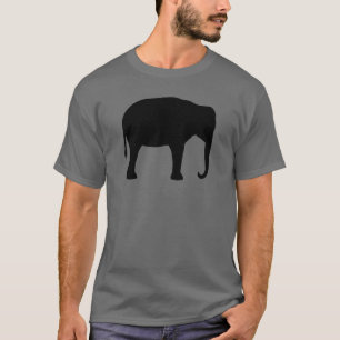 Asian Elephant Silhouette T-Shirt