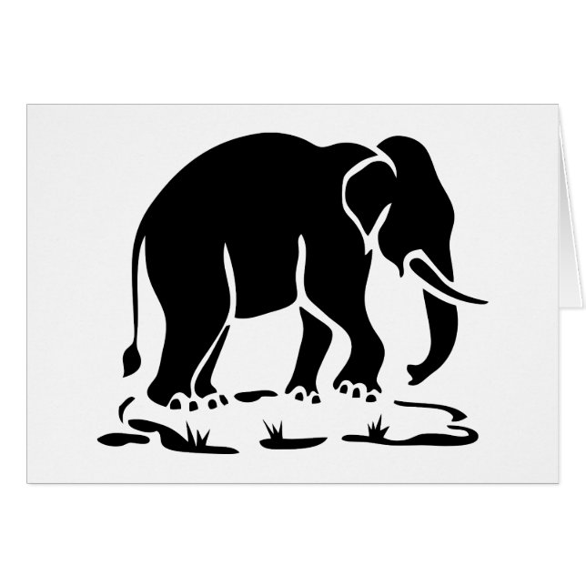 Asian Elephants Ahead Thai Elephant Trekking Sign (Front Horizontal)