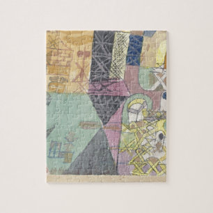 Asian entertainers by Paul Klee Jigsaw Puzzle