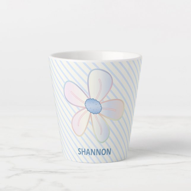 Asian Flower Latte Mug (Front)
