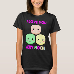 Asian Food Japanese Dish Mochi Dessert Rice Cake J T-Shirt