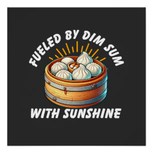 Asian Food Shirt Funny Dumpling Poster