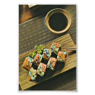 Asian food sushi lover photo print