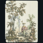 Asian Garden with Woman and Animals iPad Cover<br><div class="desc">A lovely Asian style garden filled with various animals and monitored by a watchful woman. The scene conjures thoughts of the Garden of Eden,  complete with a snake slithering in the foreground. A perfect gift for the worldly,  well-travelled person in your life!</div>