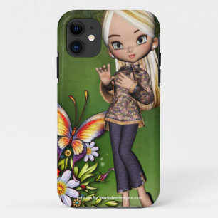 Asian Girl Beautiful Flowers Design 6 Case-Mate iPhone Case