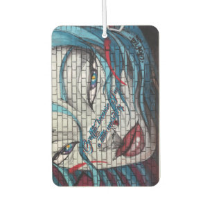 Asian Girl Graffiti Car Air Freshener