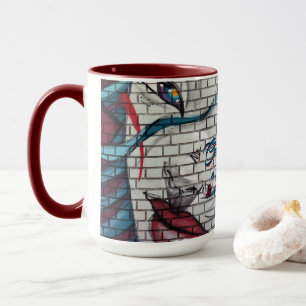 Asian Girl Graffiti Mug