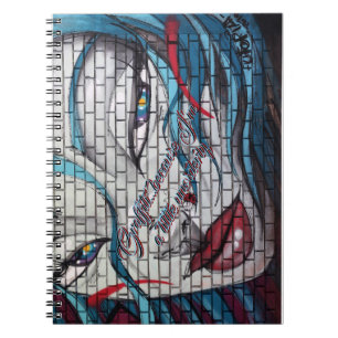 Asian Girl Graffiti Notebook