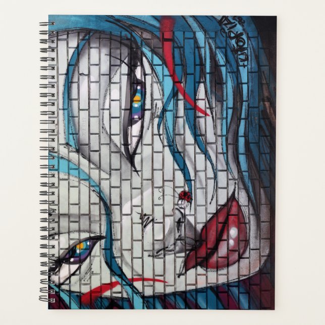 Asian Girl Graffiti  Planner (Front)