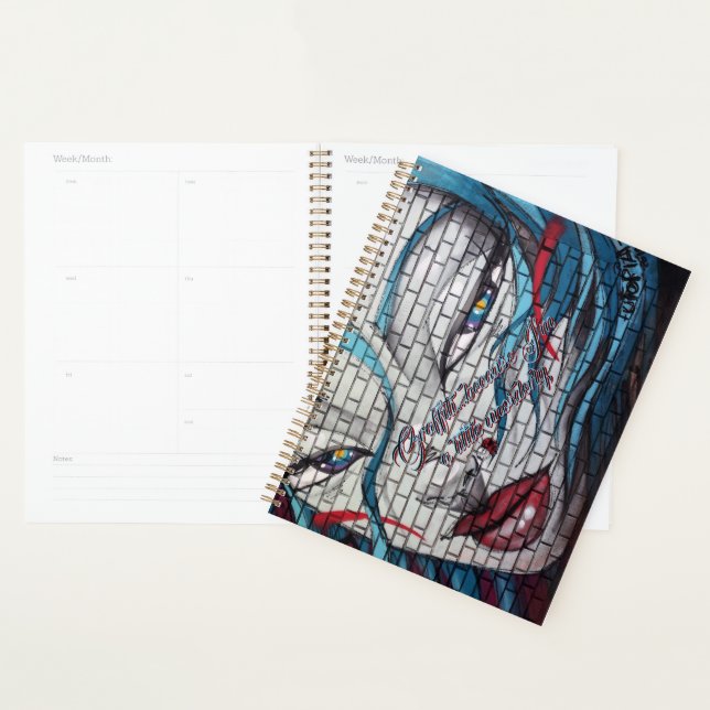 Asian Girl Graffiti  Planner (Display)
