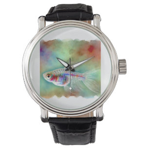 Asian Glassfish 230824AREF111 - Watercolor Watch