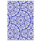 Asian Inspired Blue White Decoupage Chinoiserie