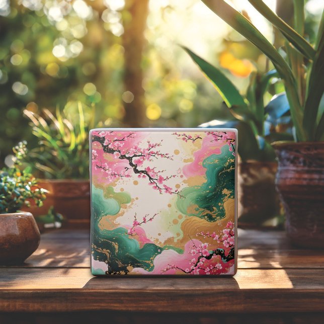 Asian-Inspired Cherry Blossom Pattern Tile (Creator Uploaded)