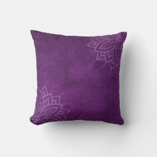 Asian Inspired Chrysanthemum Flowers  Pillow