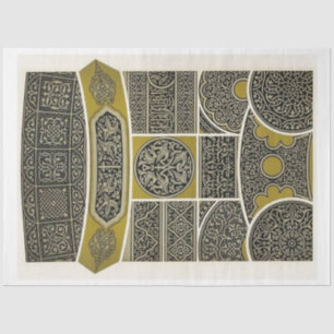 Asian inspired pattern decoupage paper