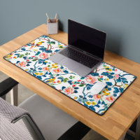 Asian-Inspired Patterns, Colourful Flowers Birds