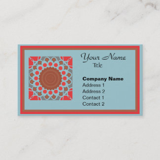 Asian Inspired Tile Business Card
