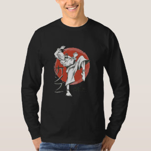 Asian japanese monk shao ling fighter T-Shirt