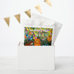 Asian Jungle Tiger Sun Bear Peacock Indian Roller Favour Bags