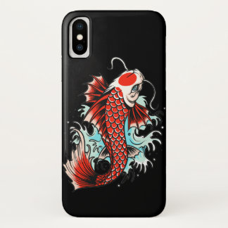 Asian Koi Fish Pond Chinese Japanese Water Wave Se Case-Mate iPhone Case