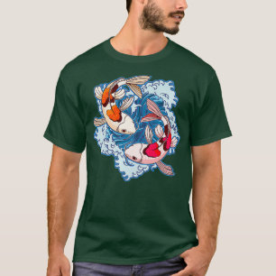 Asian Koi Fish Yin Yang Koi Pond Premium T-Shirt