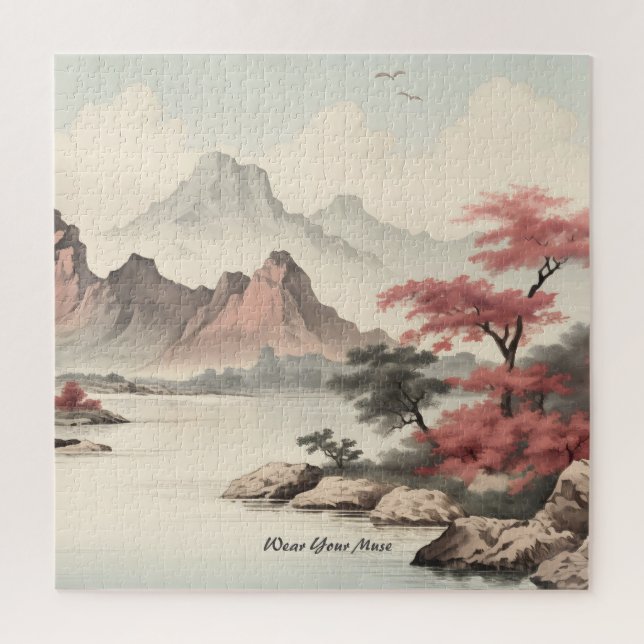 Asian Landscape Beauty Jigsaw Puzzle (Vertical)