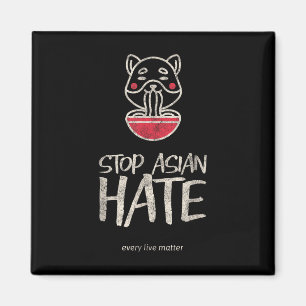 Asian Live Anti Racism Aapi Awareness Stop Asian H Magnet