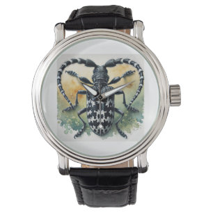 Asian longhorned beetle 260924IREF203 - Watercolor Watch