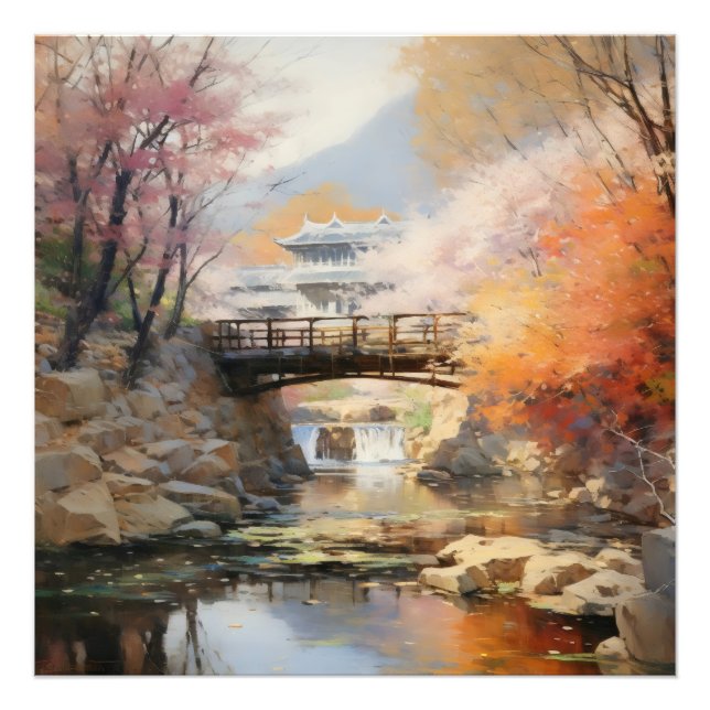 Asian Nature Landscape Photo Print (Front)