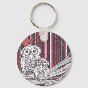 Asian Owls keyring