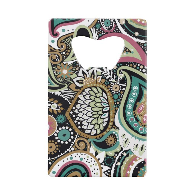 Asian paisley: modern seamless design. (Front)