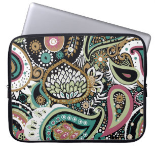 Asian paisley: modern seamless design. laptop sleeve