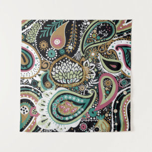 Asian paisley: modern seamless design. tapestry
