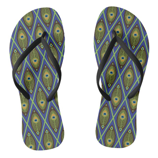 Asian pattern jandals (Footbed)