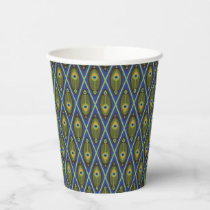 Asian pattern paper cups
