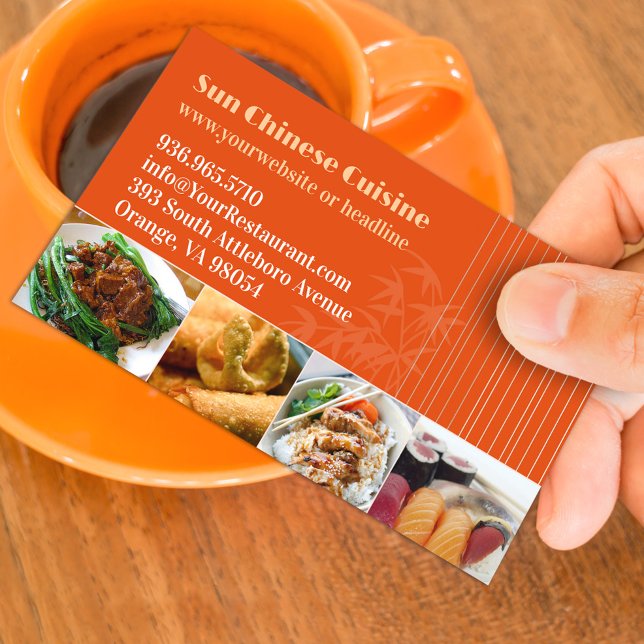 Asian Restaurant Business Card (Creator Uploaded)