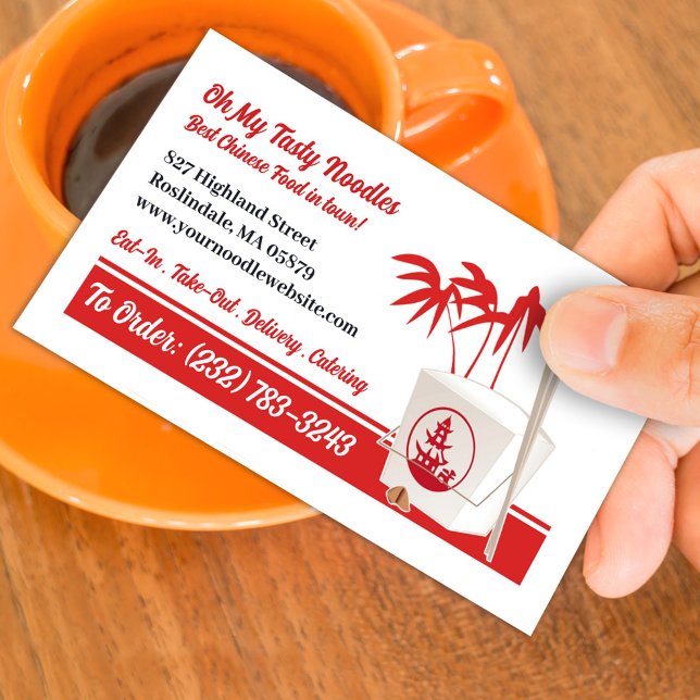 Asian Restaurant Business Card (Creator Uploaded)