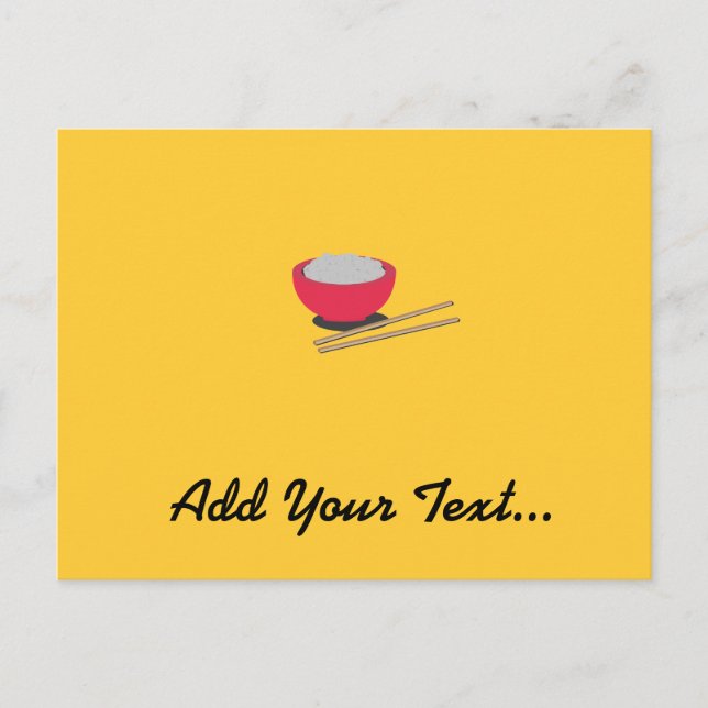 Asian rice postcard (Front)