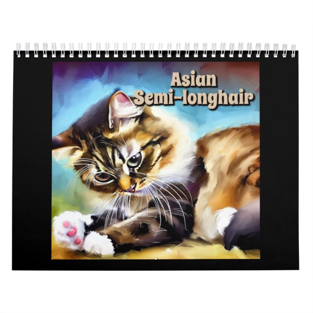 Asian Semi-longhair Calendar (Cover)