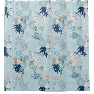 Asian Silk Shower Curtain