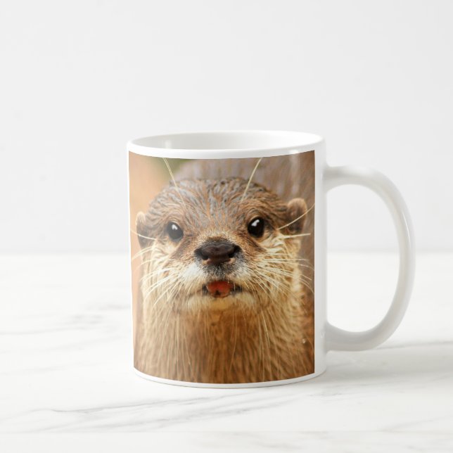 Asian Small Clawed Otter Coffee Mug (Right)