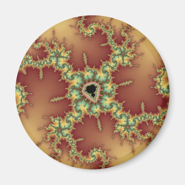 Asian Spider - Fractal Magnet (Front)